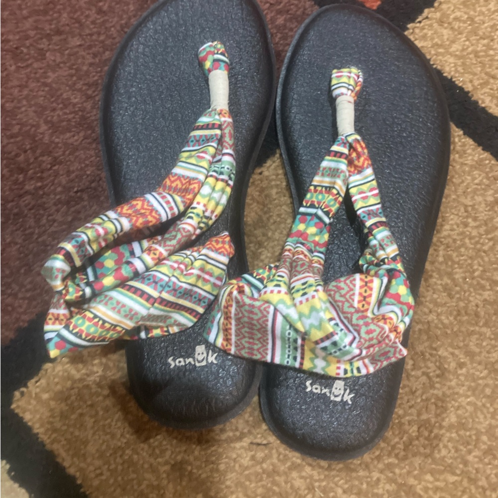 Sanuk Yoga Sling 2 Sandals Aztec print